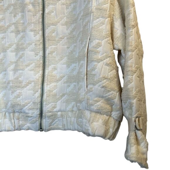 ZARA Vintage Quilted Cream Sherpa Jacket NWT - Picture 4 of 15